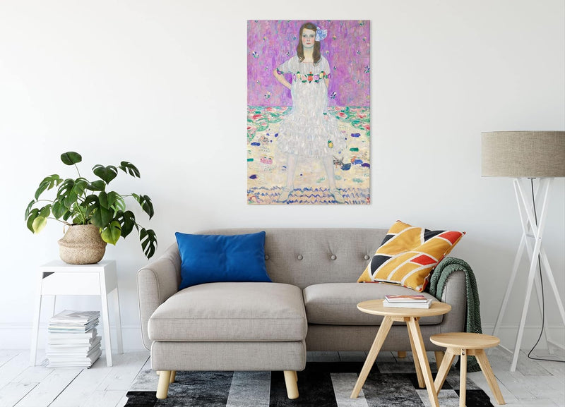 Generisch Gustav Klimt - Mäda Primavesi als Leinwandbild / Grösse: 100x70 cm / Wandbild / Kunstdruck