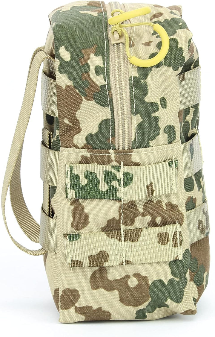 Zentauron Reissverschlusstasche Small mit MOLLE-System I BW-Tasche, Rucksack Zusatztasche aus Cordur