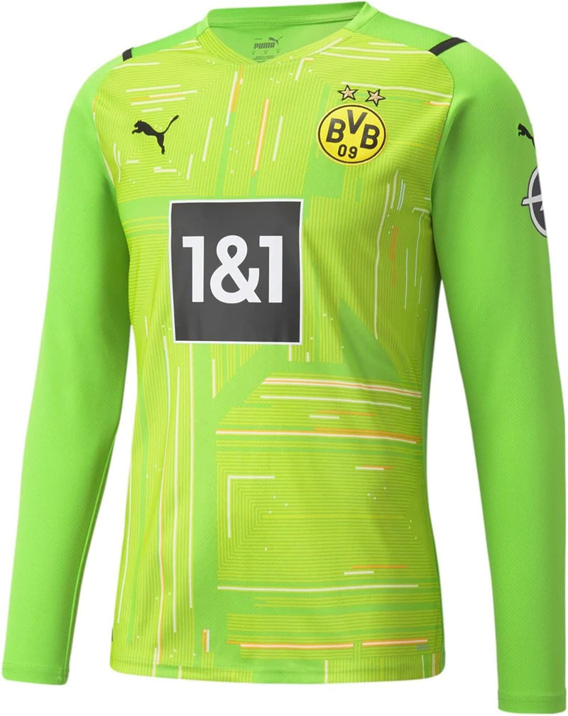 PUMA Herren Borussia Dortmund Saison 2021/22 Spielausrüstung, Gamekit Game-Kit XXL Jasmine Green-pum