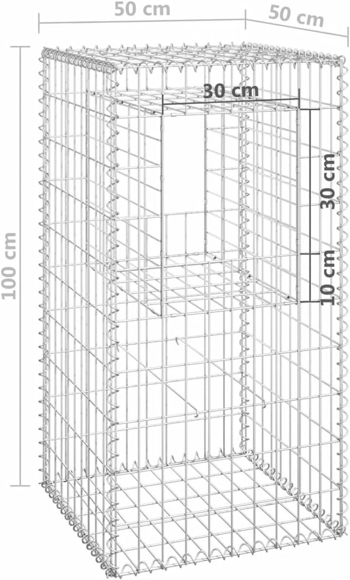 Tidyard Gabionensäule Gabionen Gabione Säule Säulen Steingabionen Steinkorb Drahtkorb Gabionenkorb T
