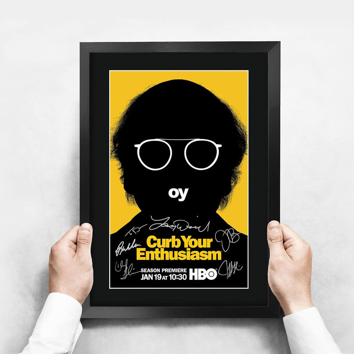 HWC Trading A3 FR Curb Your Enthusiasm Larry David Geschenke gedruckt Autogramm Bild für TV-Fanartik