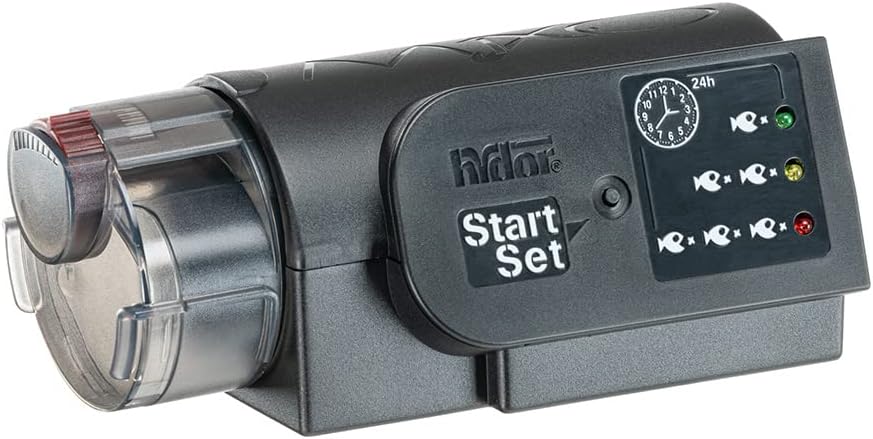 Hydor Mangiatoia Automatica per Acquari EKOMIXO, Cibo Pesci, 90 ml, Max 3 Somministrazioni al Giorno