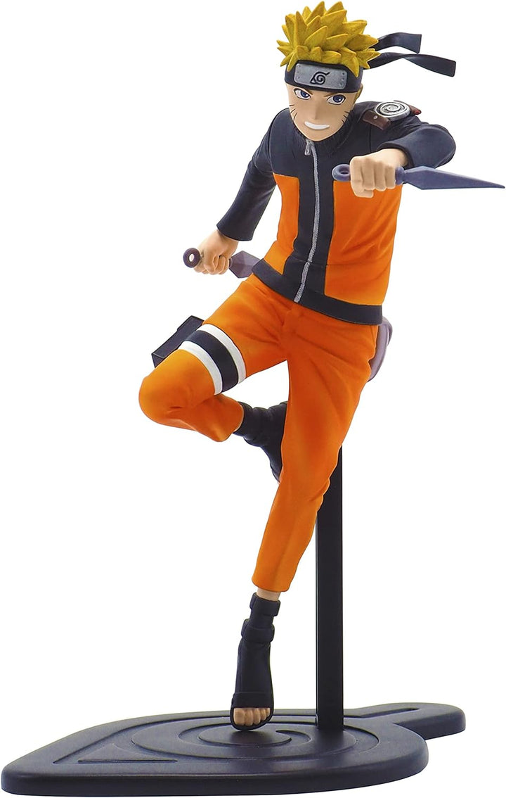 ABYSTYLE Studio Naruto Uzumaki SFC Figure010 Collection 16,5 cm gross Sammelfigur mit 2 Kunais Anime