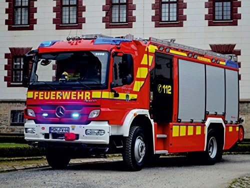 CALVENDO Puzzle Rosenbauer HLF 20 FF Meiningen 1000 Teile Lege-Grösse 64 x 48 cm Foto-Puzzle Bild vo