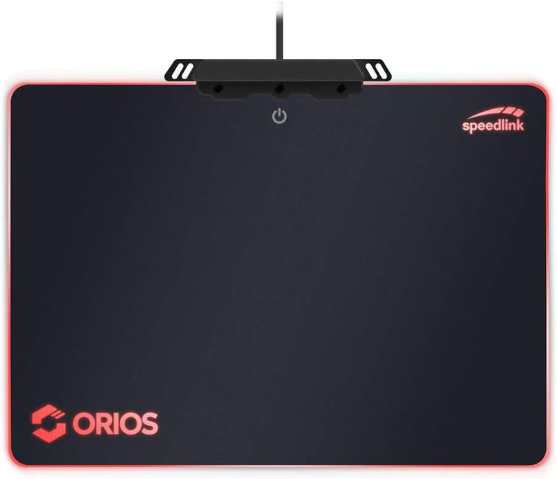 Speedlink ORIOS RGB Gaming Mousepad professionelles Gaming-Mauspad mit RGB-Beleuchtung - schwarz