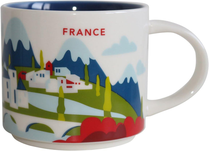 STARBUCKS Frankreich France Mug YAH You Are here Collection - 14 FL oz / 414 ml