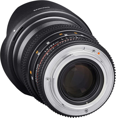 SAMYANG 13024T1.5S 24 mm T1.5 VDSLR ED AS IF UMC II Objektiv für Anschluss Sony schwarz, für Anschlu