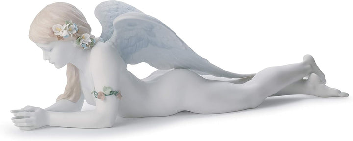 LLADRÓ Figur Bezaubernder Engel. Engel. Porzellan.