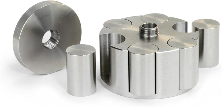 Dynavox Plattenspieler-Stabilizer PST450, hochwertiges Schallplattengewicht aus Edelstahl, anpassbar