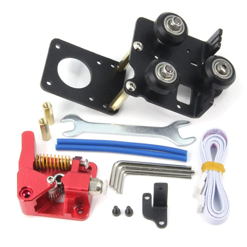 Zeberoxyz Direct Drive Doppelzahnrad-Extruder Upgrade Support Plate with Pulleys Kit Easy Print Flex