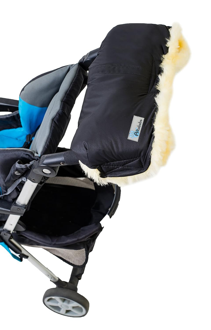 Altabebe MT2800LP-62 Lammfell Handmuff für Kinderwagen Nordkap Kollektion, marine, blau, marine