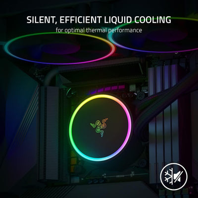 Hanbo Chroma RGB AIO Liquid Cooler 360MM (aRGB Pump Cap), 360MM