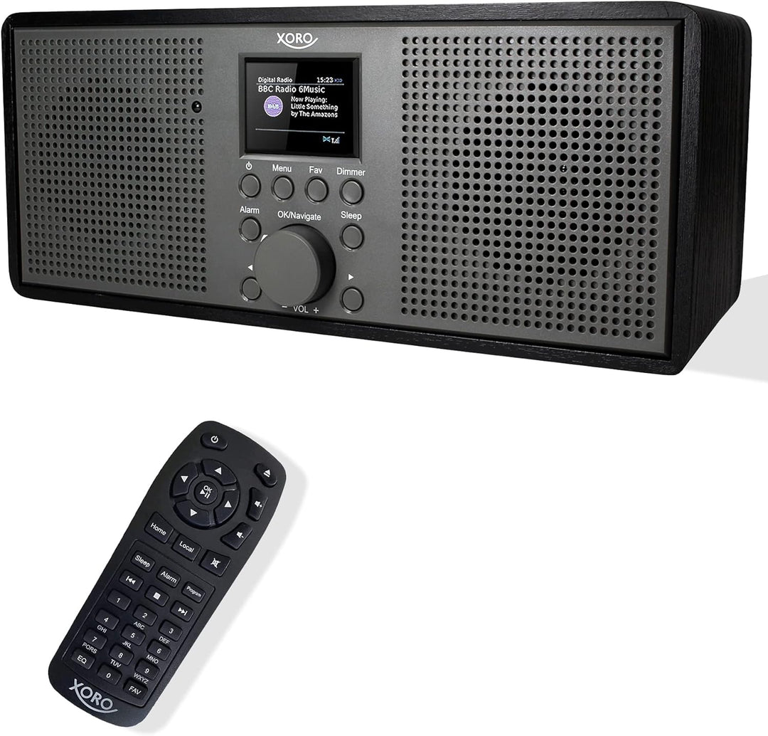 XORO DAB 700 IR - WLAN Internet Radio mit UKW und DAB+, Spotify Connect, Bluetooth, USB Mediaplayer,