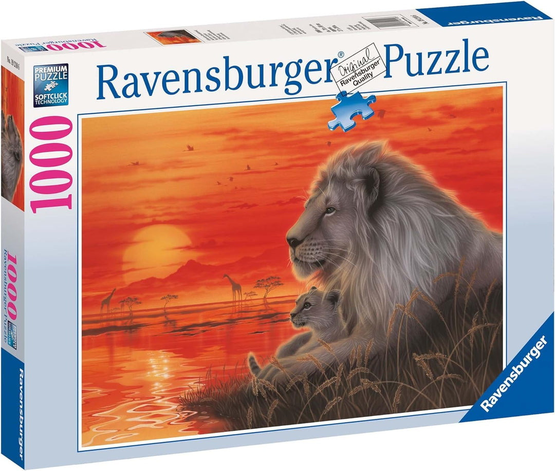 Ravensburger 19210 - Afrikanische Abendstimmung - 1000 Teile Puzzle