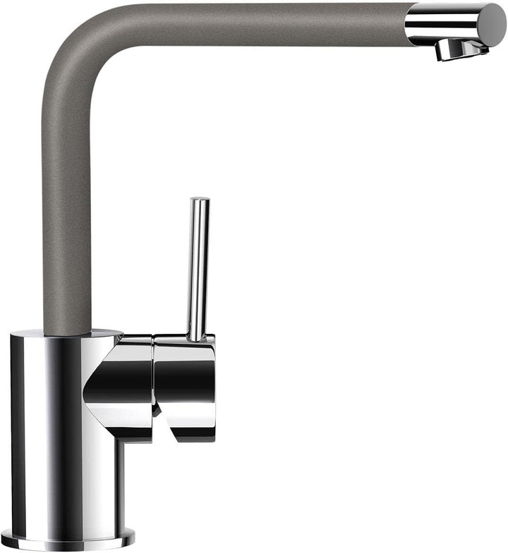 Schock 523000SIL Küchenarmatur Nimbus Silverstone – Hochdruck Armatur CRISTADUR mit Festauslauf und