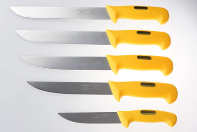 Neudorf Manufaktur Metzgermeister Fleischermesser Metzgermesser Set in Profiqualität 5-teilig/Edelst