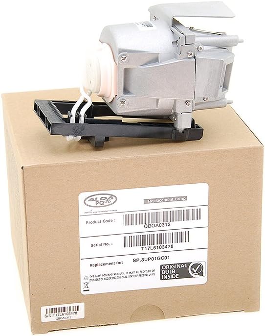 Alda PQ Professionell, Beamerlampe kompatibel mit SP.8UP01GC01, BL-FP280I für OPTOMA RW775UTi, W307U