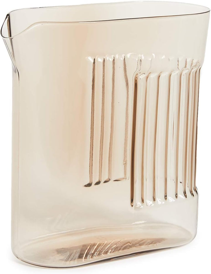 Areaware Ridge Kitchen Pitcher | Glas-Karaffe | Visibility (Smoke), Smoke