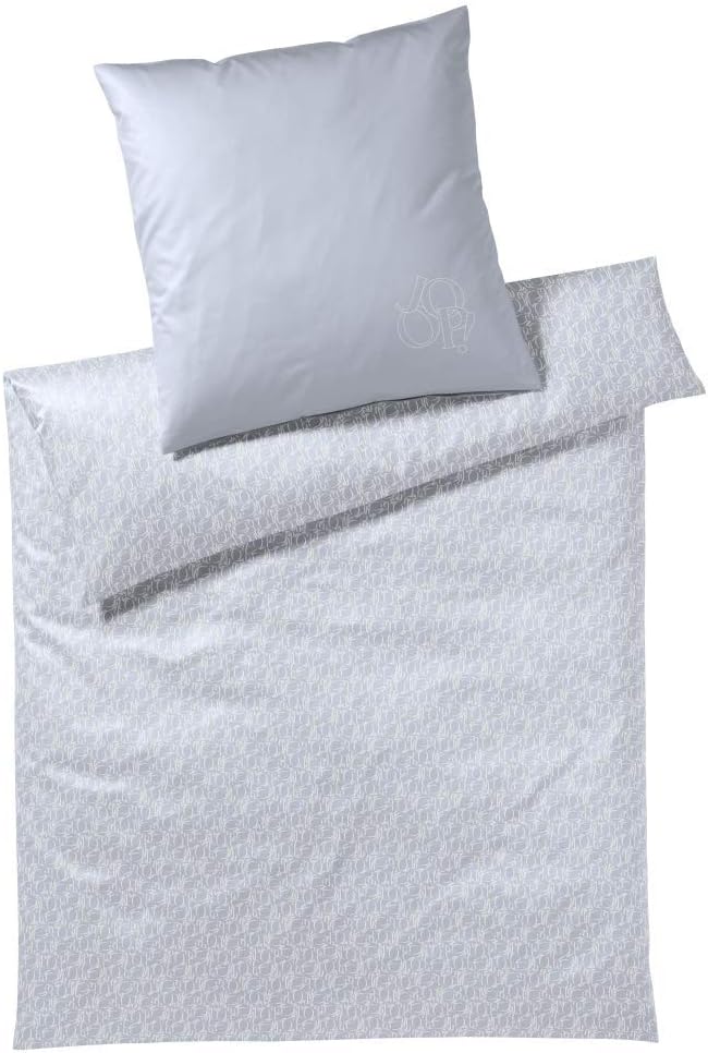 Joop! Mako-Satin Bettwäsche-Garnitur Statement Farbe Cloud Grösse 200x220+2x80x80