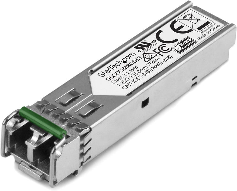 StarTech.com GLC-ZX-SM-RGD kompatibel SFP - Gigabit Fiber 1000Base-ZX SFP Transceiver Modul - SM LC