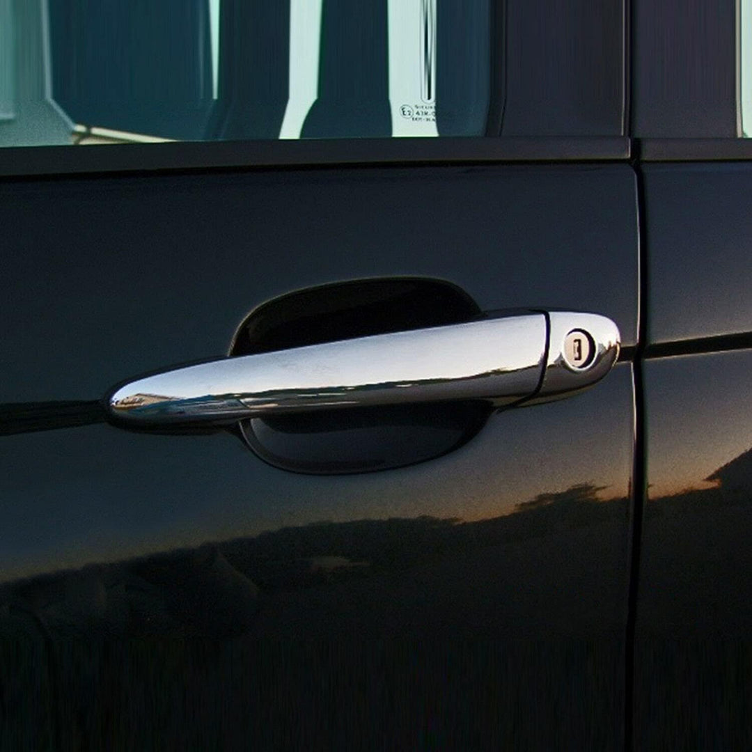 Recambo CHROM Türgriffe Kappen Blenden aussen passend für BMW 3er E46 bis 09.2000 aus EDELSTAHL