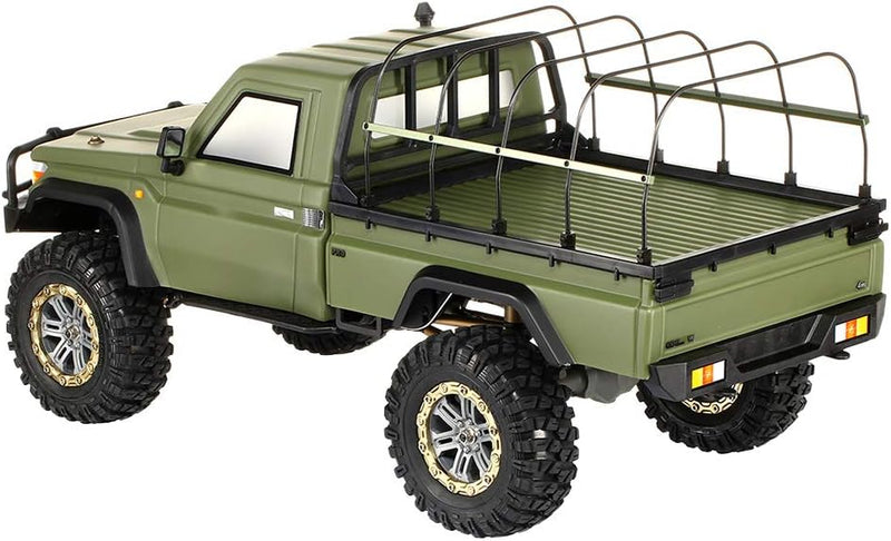 Amewi 22461 RC Scale Crawler AMXRock RCX10PS Pick-Up 1:10, RTR Militär grün