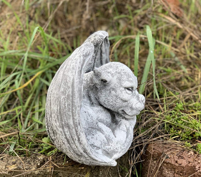 stoneandstyle Steinfigur Gargoyle Denker frostfest wetterfest Steinguss