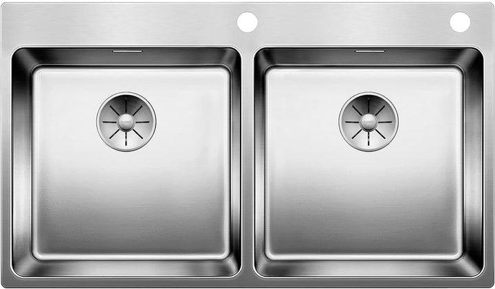 BLANCO ANDANO 400/400-IF/A | Edelstahl | Einbauart: Einbau von Oben & Flächenbündig | mit Ablauffern