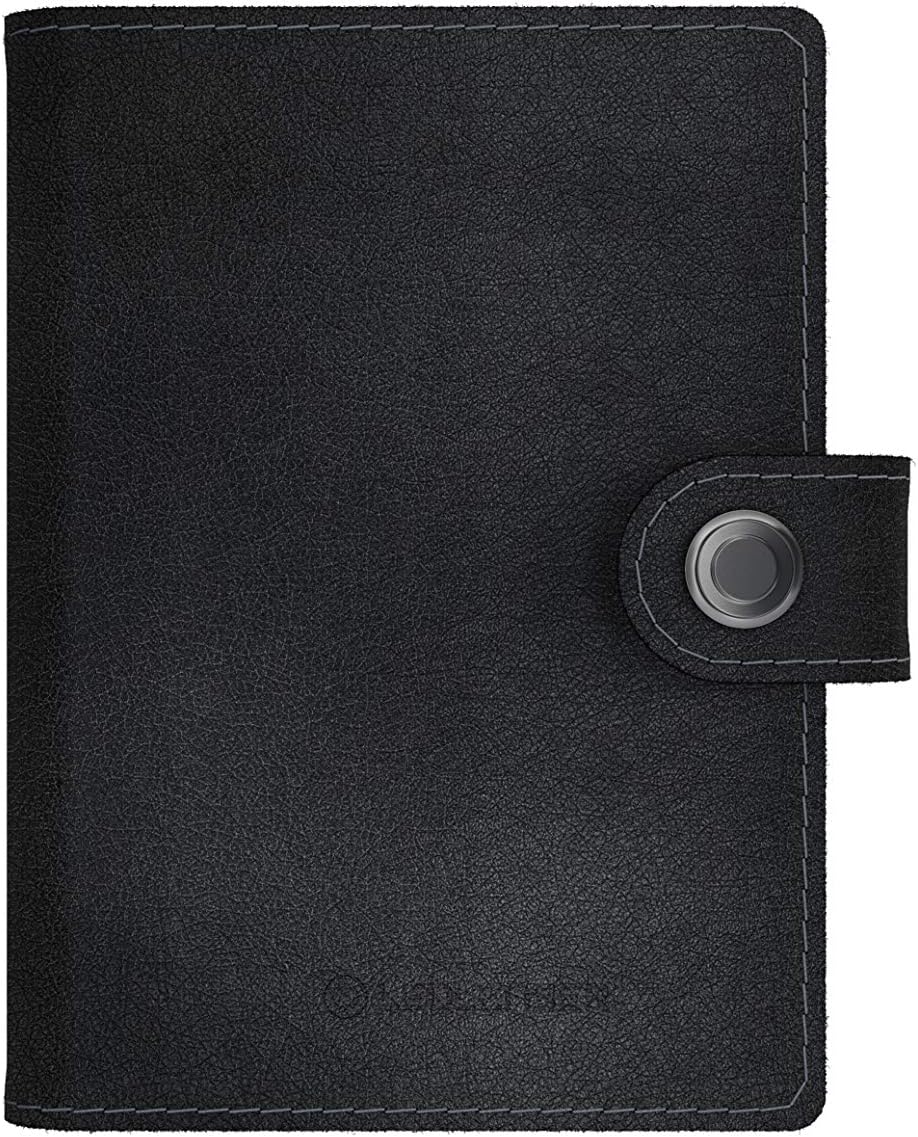Ledlenser Lite Wallet Portemonnaie, Classic Black, integrierter RFID-Schutz, aufladbares LED-Licht,
