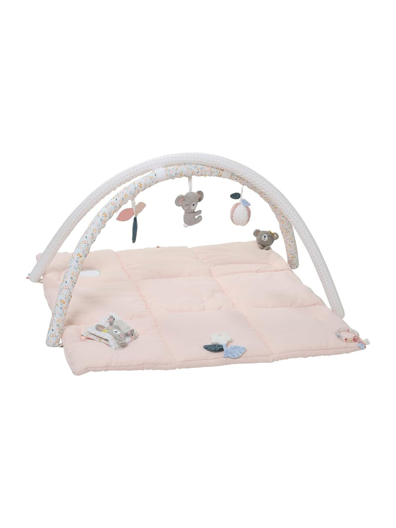 Vertbaudet Activity-Decke mit Spielbögen,Kleiner Löwe, Tansania rosa/Koala ONE Size Rosa/Koala Einhe