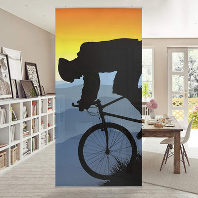 Bilderwelten Raumteiler Downhill 250x120cm inkl. transparenter Halterung 250x120cm incl. transparent