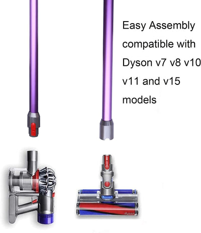 LRFDRESS Verstellbares Verlängerungsrohr Teleskoprohr für Dyson V7 V8 V10 V11 V15 Stabstaubsauger Ak