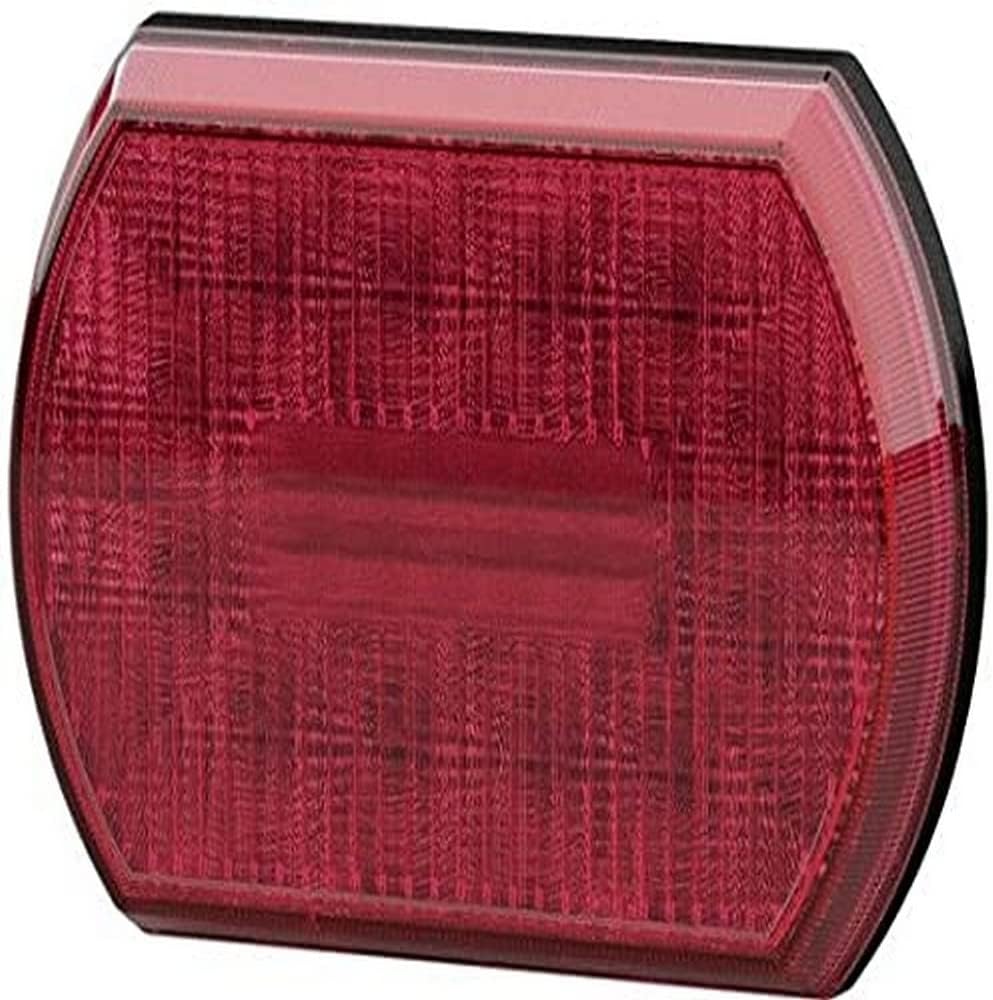 HELLA - Heckleuchte - Shapeline Tech - LED - 12/24V - Anbau/geschraubt - Lichtscheibenfarbe: rot - S