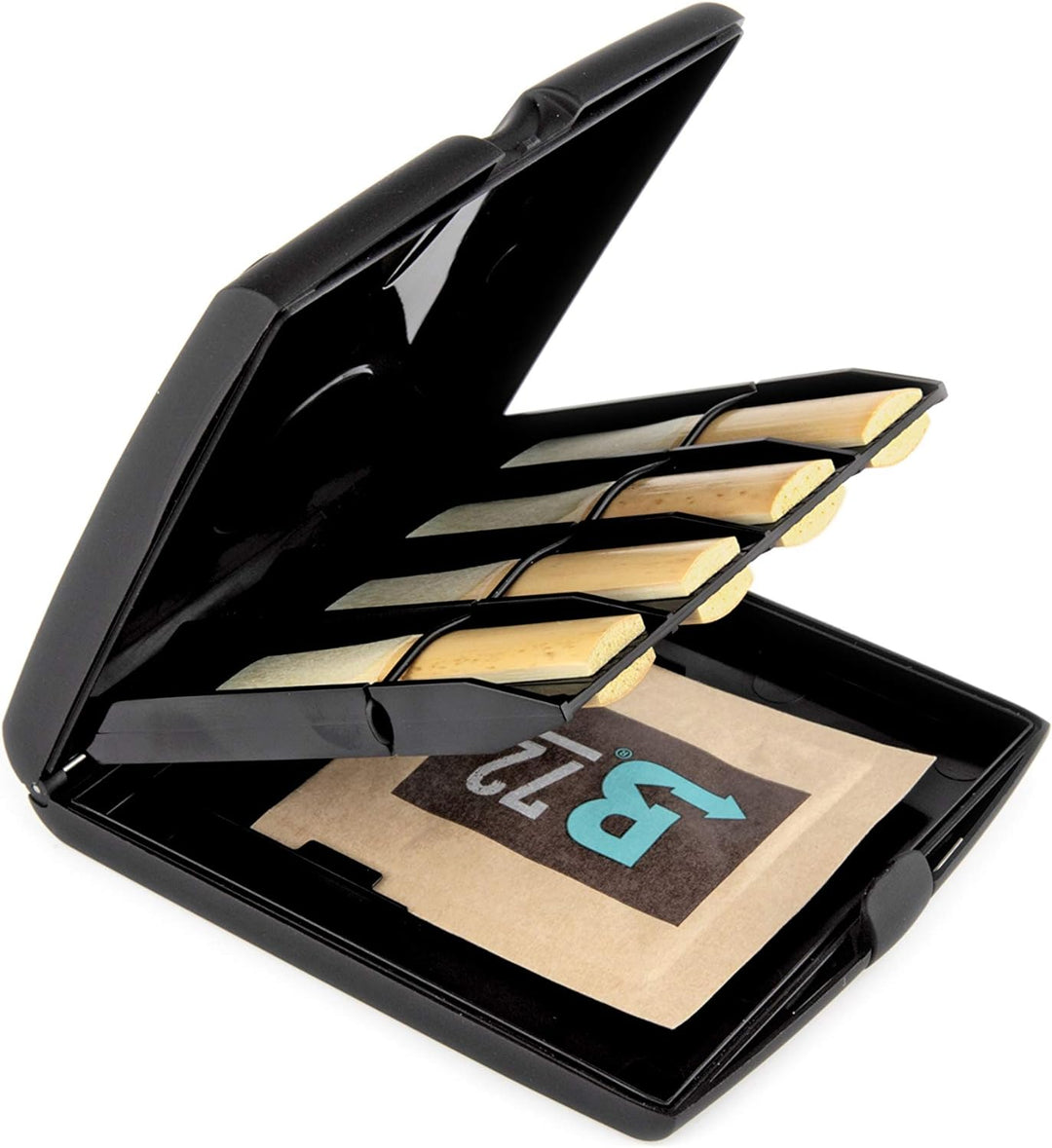 Rico RVCASE04 Vitalizer Blattetui Universal für Klarinetten und Saxophonblätter & Vandoren Blätter B