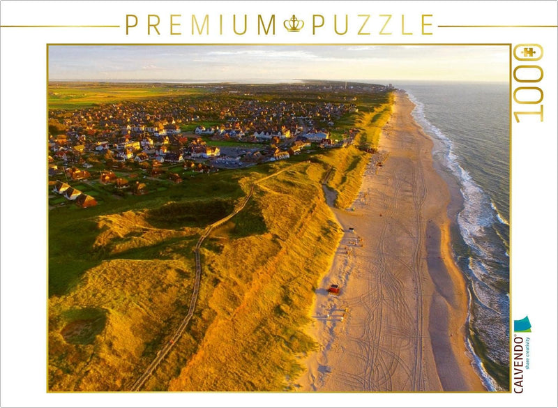 CALVENDO Puzzle Strand Wenningstedt 1000 Teile Lege-Grösse 64 x 48 cm Foto-Puzzle Bild von Stefan Mo