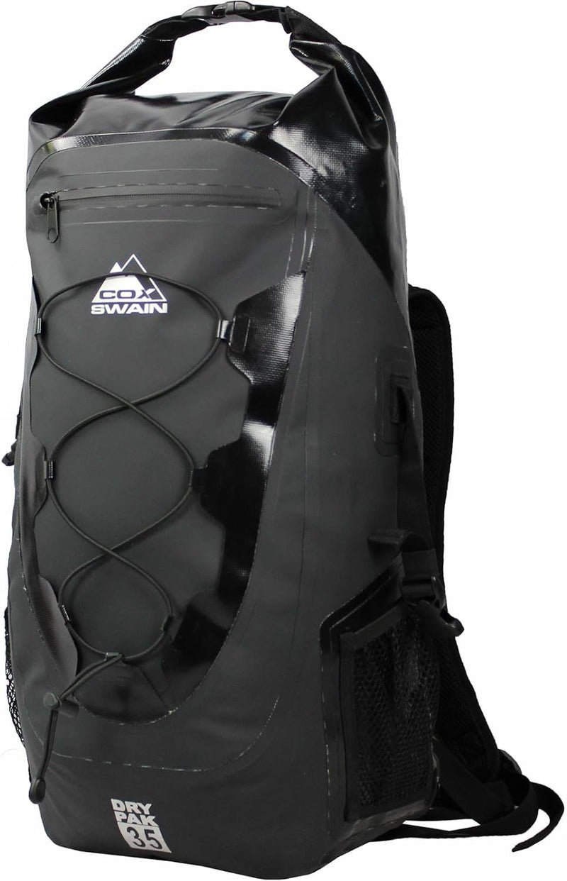 Cox Swain 35L wasserdichter Outdoor Rucksack Packsack für Fahrrad, Motorrad, Wassersport etc. Schwar