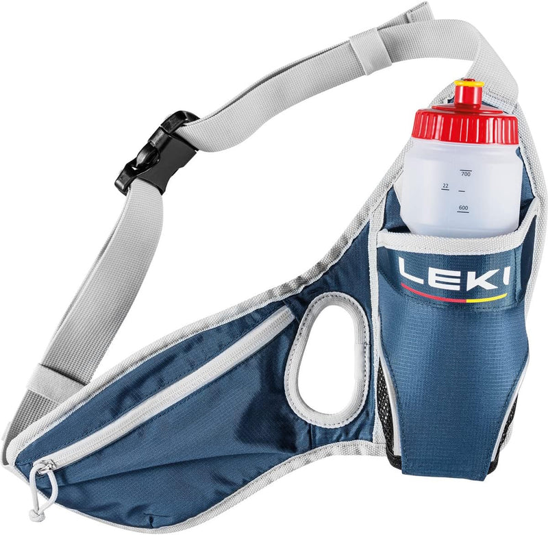 LEKI Drinkbelt Einheitsgrösse Dark Denim - Poppy Red - Dawn Blue, Einheitsgrösse Dark Denim - Poppy