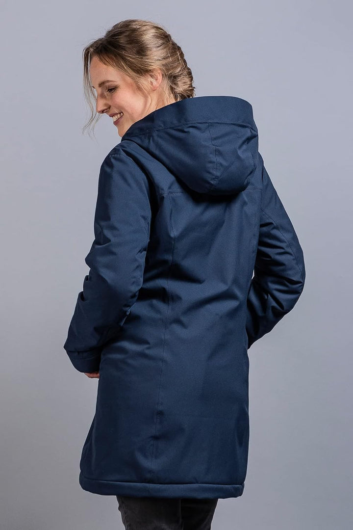Tatonka STIR W's Hooded Coat Women Blau 38, Blau 38