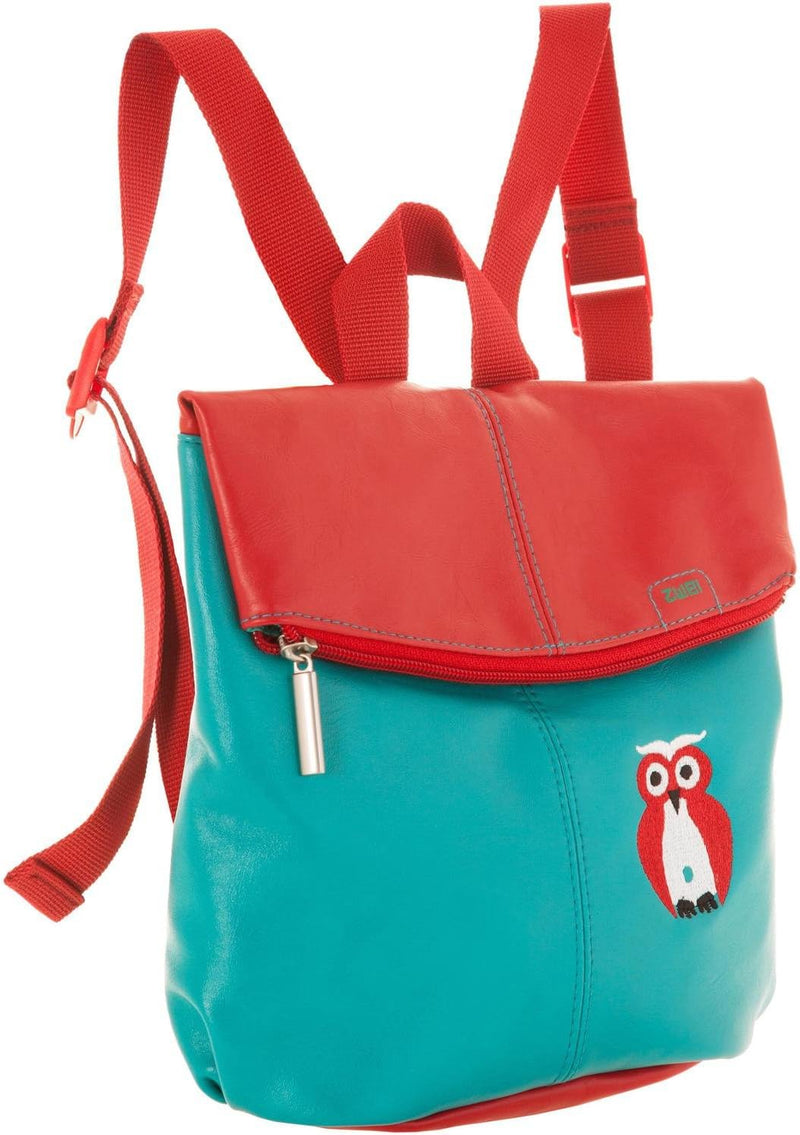 Zwei GmbH Kinderrucksack Kindergarten Rucksack in türkis Eule Owl, Türkis