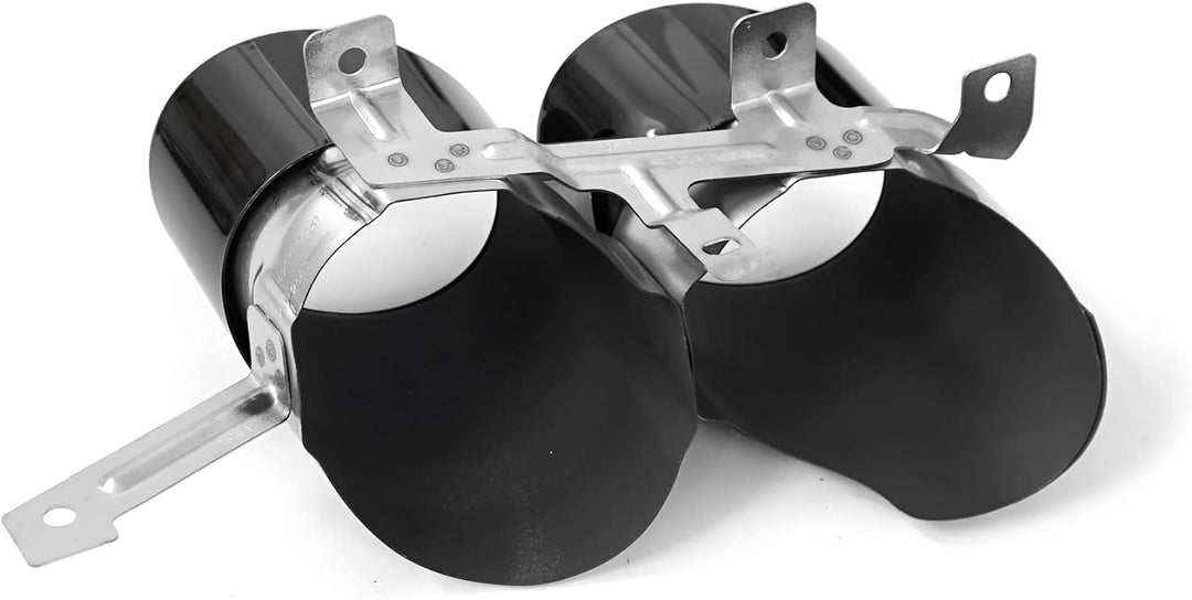 Audi 4M0071762 Endrohrblende links schwarz verchromt Blende Auspuffblende, nur für SQ7 (4M) mit Einz