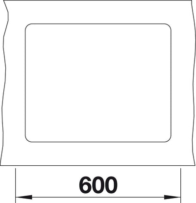 BLANCO SUBLINE 500-F | SILGRANIT weiss | Einbauart: Flächenbündig | ohne Ablauffernbedienung | 60er