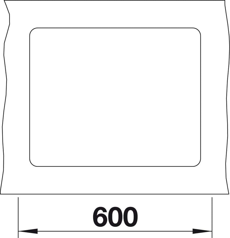 BLANCO SUBLINE 500-F | SILGRANIT weiss | Einbauart: Flächenbündig | ohne Ablauffernbedienung | 60er