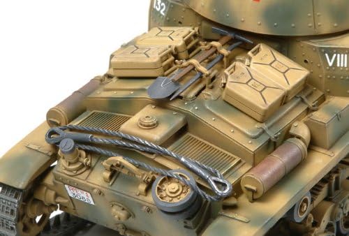 TAMIYA 300035296 300035296-1:35 WWII Italian Medium Panzer Carro Armato M13/40 (2), originalgetreue