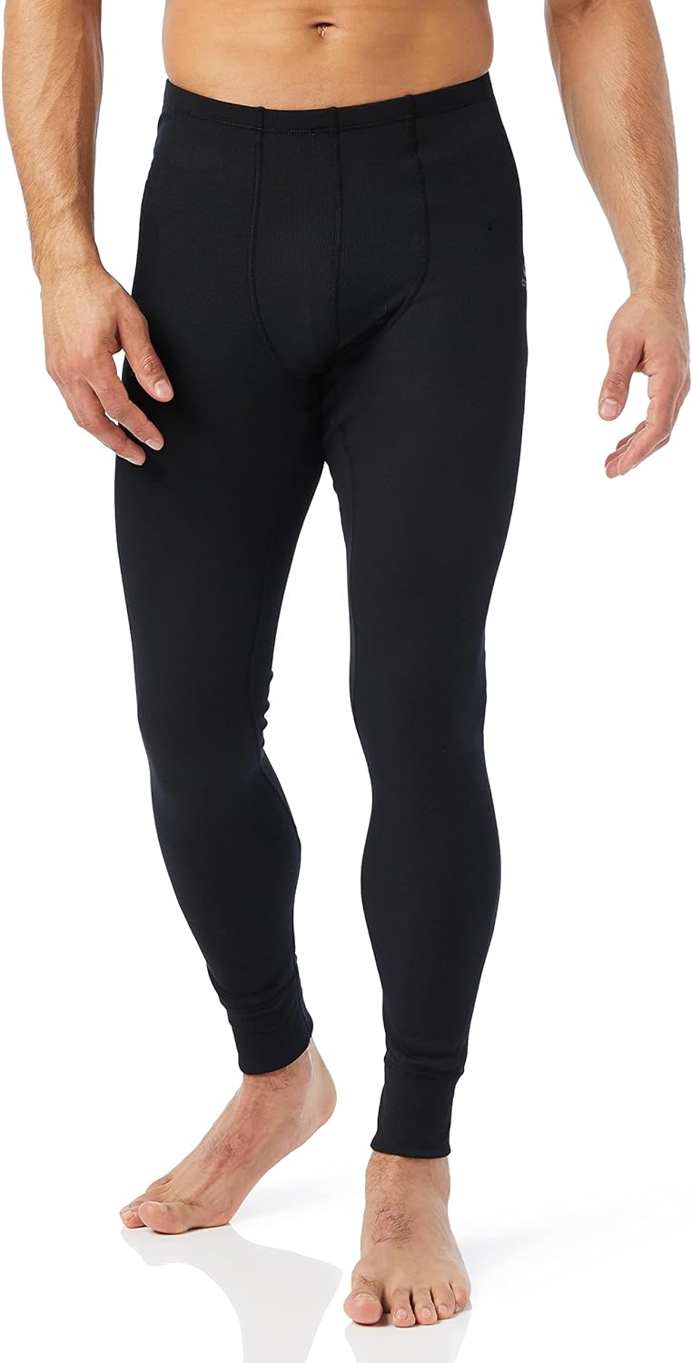 Odlo Herren Funktionsunterwäsche Lange Hose ACTIVE WARM ECO S Schwarz, S Schwarz