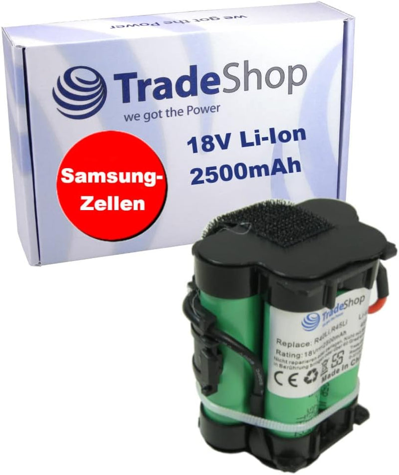 Trade-Shop Premium Li-Ion Akku 18V 2500mAh kompatibel mit Gardena Mähroboter R38Li R50Li R75li R40Li