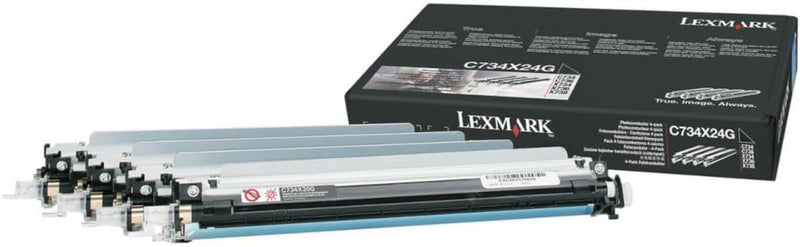 Lexmark C734X24G C734 / X734 Fotoleitereinheit 20.000 Seiten 4er-Pack, Schwarz