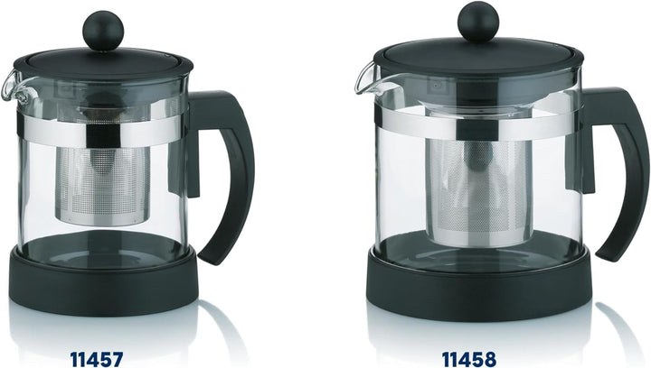 Kela 11457 Teekanne aus Glas mit Edelstahl-Siebeinsatz, 0.7 l, Auron 0,7 L Auron, 0,7 L Auron
