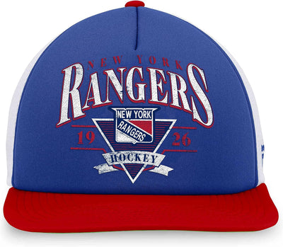 Fanatics - NHL New York Rangers True Classic Foam Front Trucker Snapback Cap