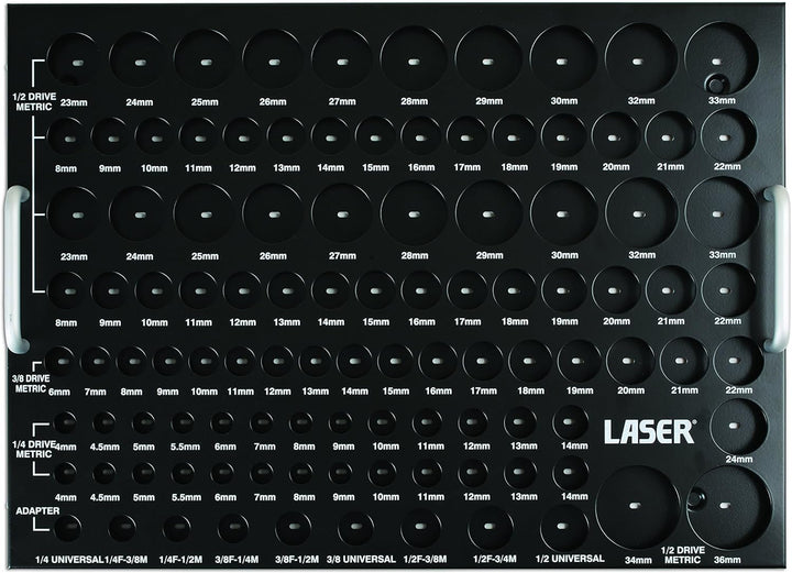 Laser 6963 Sockel Schublade Organizer, sortiert