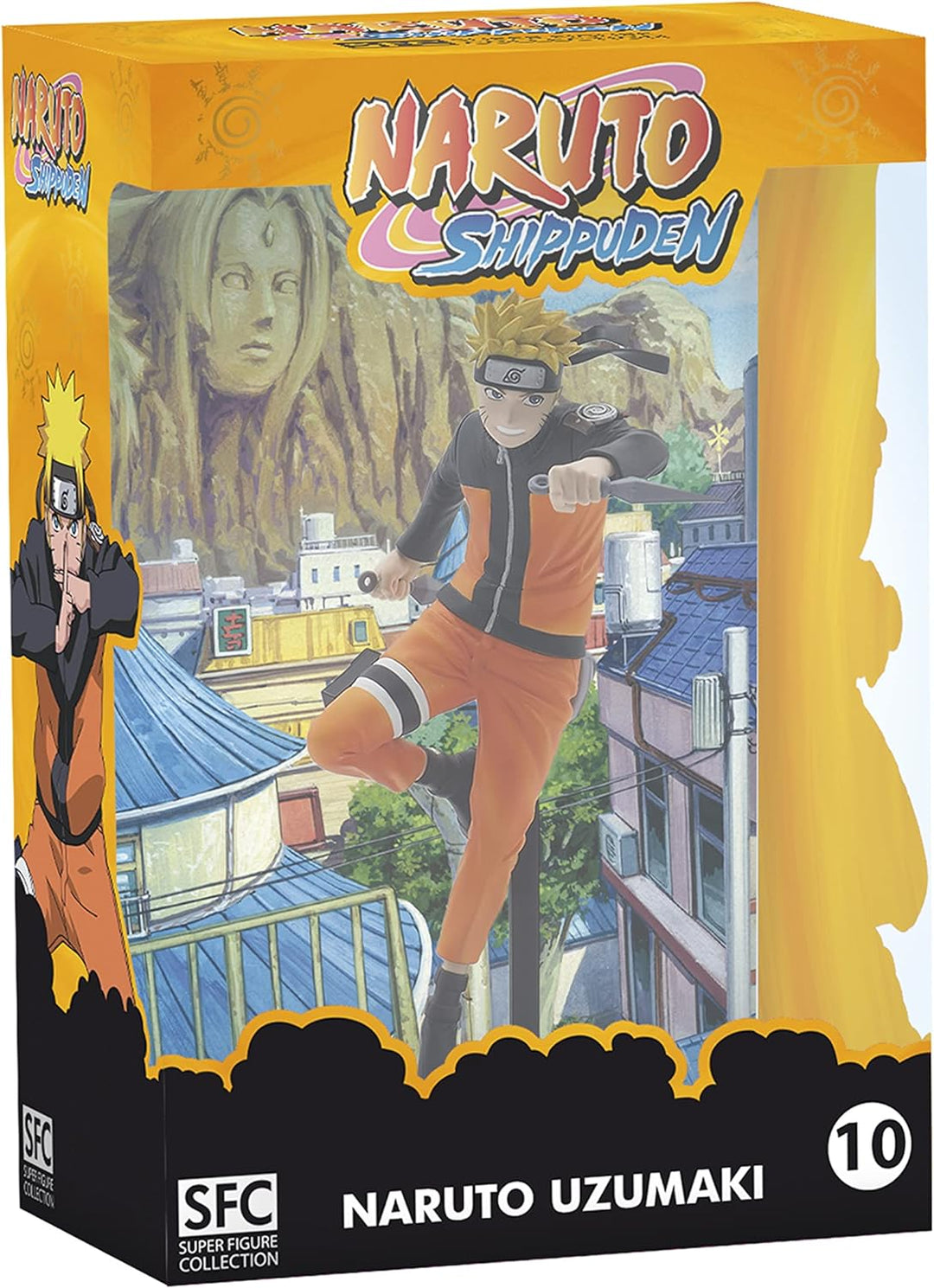 ABYSTYLE Studio Naruto Uzumaki SFC Figure010 Collection 16,5 cm gross Sammelfigur mit 2 Kunais Anime
